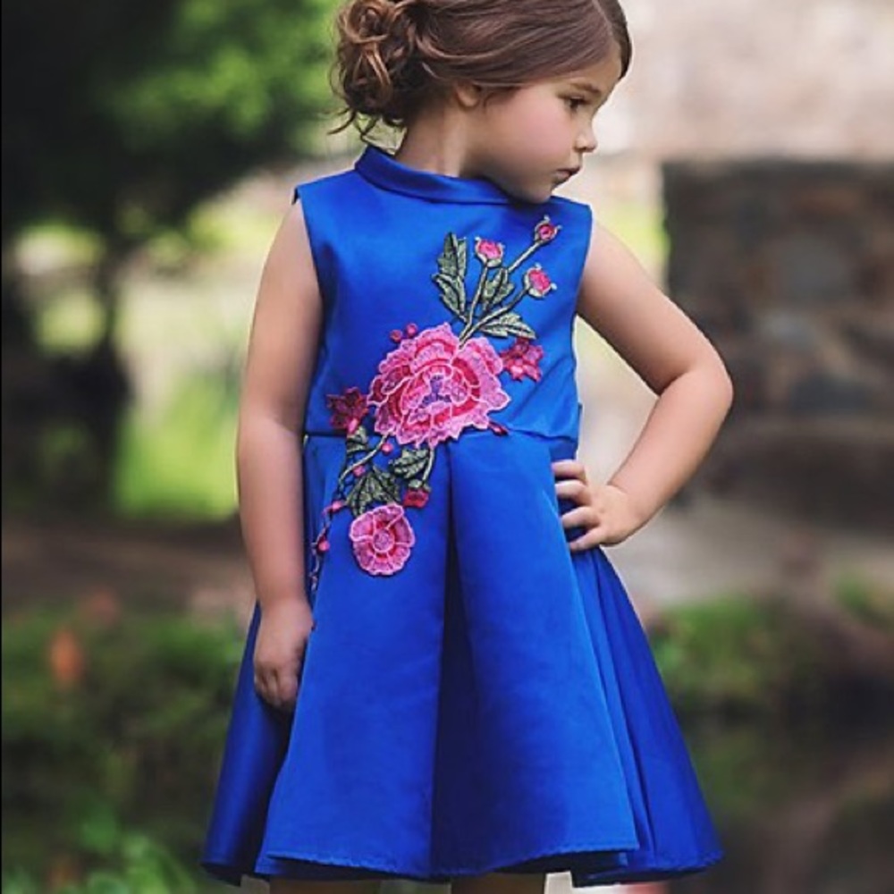 Trish Scully size 5 Blue Girls Dress